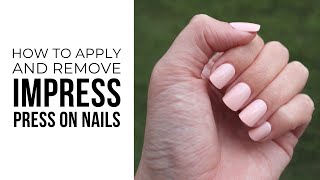 How to Apply Impress Nails  Press on Nails that Last 2 Weeks [upl. by Alenairam]