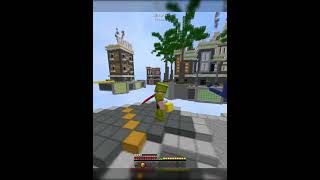 This RUSH was so quick 🙀  Minecraft BedWars shorts minecraft bedwars gaming lunarclient [upl. by Jelene]