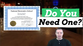 Bartender LicenseCertificate Do You Need One [upl. by Llenhoj]