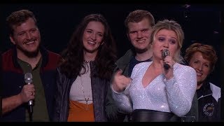 LeBaron Family Sings quotOne Day Morequot at Kelly Clarkson Concert [upl. by Phi]