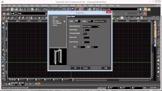 Architectural Drawing in TurboCAD quotDoorsquot [upl. by Ariella]