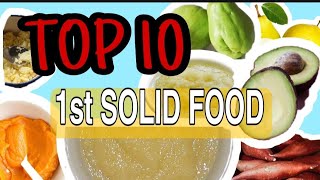 TOP 10 solid food for baby Masustansya at Easy to Prepare Puree for 6 months old baby [upl. by Alabaster877]