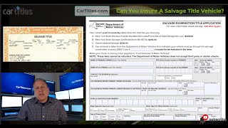 Can You Insure A Salvage Title [upl. by Asillam]