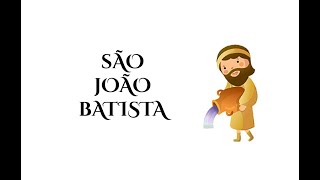 SÃO JOÃO BATISTA  DESENHOS BÍBLICOS  CATEQUESE [upl. by Arraeit]