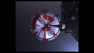 Perseverance’s Descent amp Touchdown on Mars Parachute UpView Camera POV Official NASA Clip [upl. by Okram791]