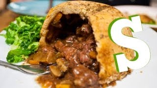 STEAK AND MUSHROOM PUDDING RECIPE  SORTED [upl. by Eltsirk669]