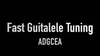 ADGCEA Tuning  Fast Guitalele Tuning [upl. by Rosmarin80]