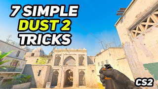 7 SIMPLE DUST 2 TRICKS THAT YOU MUST KNOW IN CS2 [upl. by Kluge]