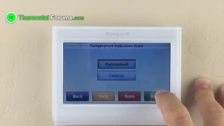 Honeywell 9000 TH9320WF5003 WiFi Thermostat Enabling Auto Changeover [upl. by Swigart]