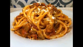 BUCATINI ALL’AMATRICIANA CUCINANDOMELAGODO [upl. by Itsim]