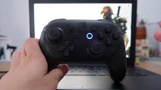 How to Connect Switch Pro Controller to PC  Laptop [upl. by Eiddet677]