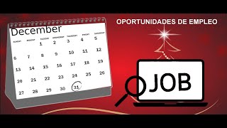 6 Ofertas de Empleo en EE UU para Diciembre [upl. by Anoj232]