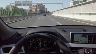 BMW X1 HeadsUp Display HUD [upl. by Dorita507]