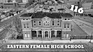 Eastern Female High School  Abandoned Baltimore  DRONE [upl. by Asek]