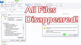 Files Missing from USB Drive Flash Disk – How to fix it in Windows 10 [upl. by Anilyx536]