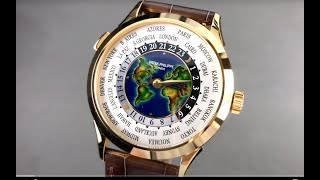 Patek Philippe World Time Cloisonne Enamel 5231J001 Patek Philippe Watch Review [upl. by Olsen783]