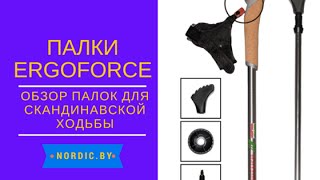 Палки ErgoForce для скандинавской ходьбы [upl. by Nodnal]