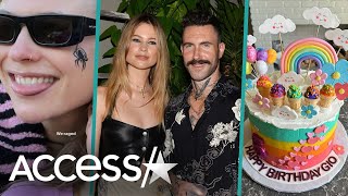 Adam Levine amp Behati Prinsloo Throw Daughter Gio An Impressive 5th Birthday [upl. by Dinse170]