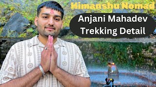 Anjani Mahadev Trek Finally Dream😍 Manali Solo Trip🥶 Maggie Bnayi Pahad Par🤤 himachal trekking [upl. by Inattirb]