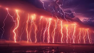 Heavy Thunderstorm Sounds  Relaxing Rain Loud Thunder amp Lightning Ambience for Sleeping Relax [upl. by Aizti]