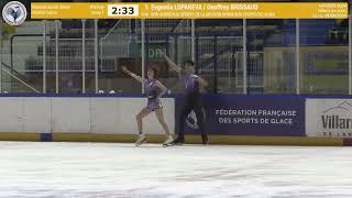 Evgenia Lopareva amp Geoffrey Brissaud RD French Masters 2024 [upl. by Burdett]