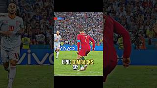 Epic Comebacks🔥 soccer shorts fyp viralvideo 4k ronaldo football [upl. by Atok647]