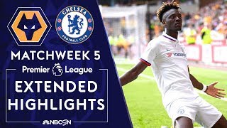 Wolves v Chelsea  PREMIER LEAGUE HIGHLIGHTS  91419  NBC Sports [upl. by Esnofla]