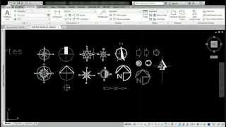 DISEÑO DE NORTES PARA PLANOS DE ARQUITECTURA  DWG [upl. by Doi]