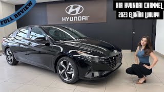 LIVE 2023 Hyundai Elantra Luxury  Full Review [upl. by Anson]