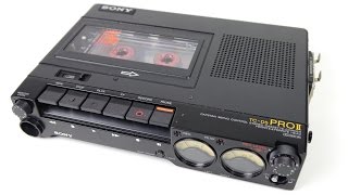 Classic Tech  Sony TCD5 Field Recorder [upl. by Hartley]