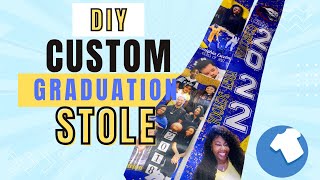 DIY CUSTOM GRADUATION STOLE SUBLIMATION  ProWorldInc [upl. by Mayap]