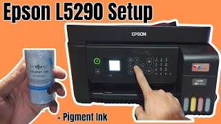 HOw to Setup Epson L5290 Printer using Online installer [upl. by Nannerb103]