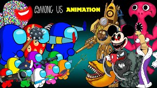 TOP Among Us Collection vs ZOMBIES  AMONG US ANIMATION [upl. by Phillip]