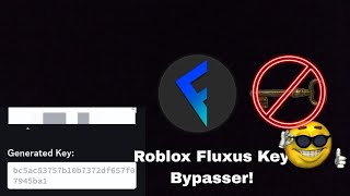 PATCHEDRoblox Fluxus Key Bypasser [upl. by Ycul]