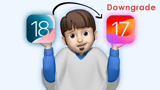 How to Downgrade iOS 18 to iOS 1751 Easily No Data Loss [upl. by Godewyn]