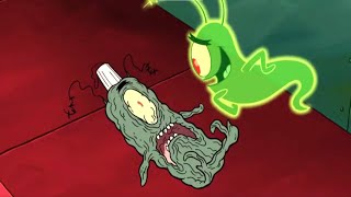 Plankton is A GHOST  SpongeBob SquarePants [upl. by Analak413]