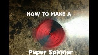 How To Make A Paper Spinner  Origami [upl. by Beverly]