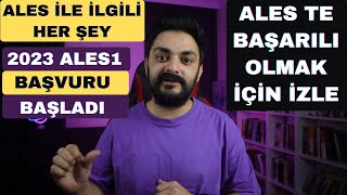 ALES BAŞVURULARI VE KONULARA GÖRE SORU ANALİZİ ALES İLE İLGİLİ HER ŞEY 2023 ALES [upl. by Yerocal]