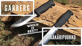 Mora Garberg vs Terava Jaakaripuukko  Which is the best heavy bushcraft blade [upl. by Enutrof]