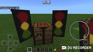 how to make a traffic light in Minecraft [upl. by Erica]