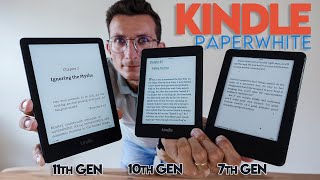 Kindle Paperwhite 11th Gen vs 10th gen vs 7th gen  Quick Comparison  THEYVE COME SO FAR [upl. by Ronel]