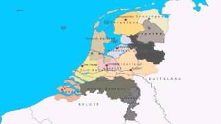 Topografie Provincies hoofdsteden en wateren van Nederland [upl. by Pyszka]