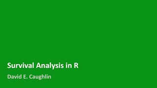 Survival Analysis in R [upl. by Aicina]