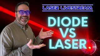 Diode Vs C02 lasers  Laser Livestream 41 [upl. by Trilbee]