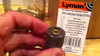 Lyman Rifle Headspace Gauge 223 Remington [upl. by Eidson]