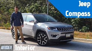 Jeep Compass Conoce su INTERIOR a DETALLE  AUTOSIE7E [upl. by Ellehcan]