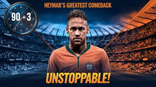 Neymar’s Insane LastMinute Win The Comeback Story That Shocked Football Fans [upl. by Ardnasella]