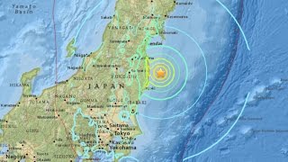 Tsunami Reaches Eastern Japan After Magnitude 73 Quake [upl. by Yema785]