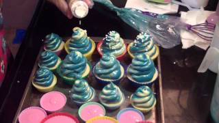 Making Blueberry Cheescake and Pure Baby Grace Cupcake Soaps [upl. by Yate]