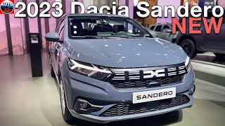 NEW 2023 Dacia Sandero  Overview REVIEW interior amp exterior [upl. by Teleya]